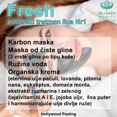 laserski tretman lica hollywood peeling 1200