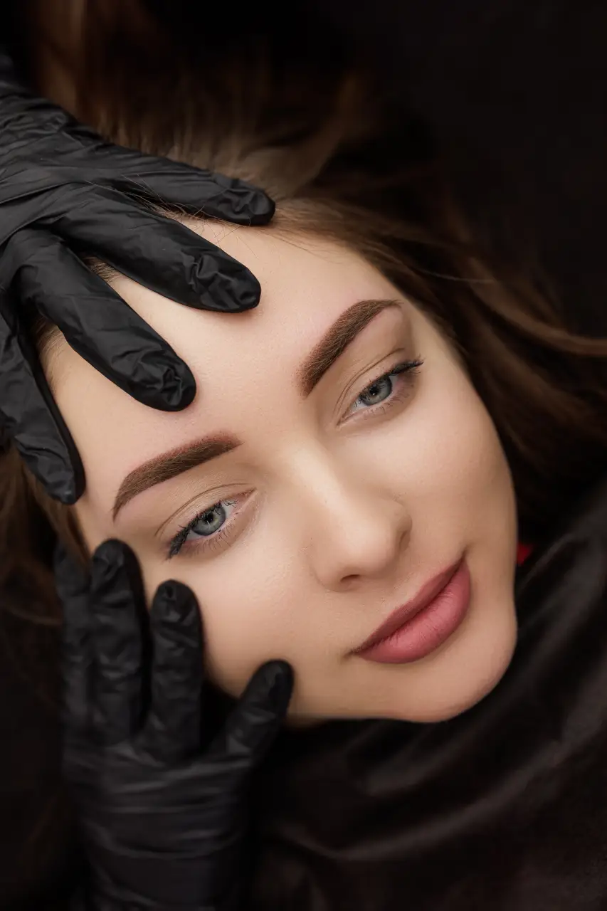 Puder tehnika obrva - proces rada i finalni rezultat u Blumen Beauty Studio